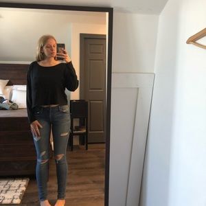 Urban Outfitters Black Long Sleeve Tee